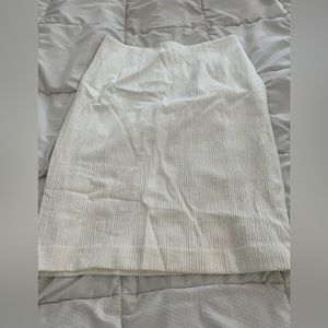 Nannette Lapore light white skirt.